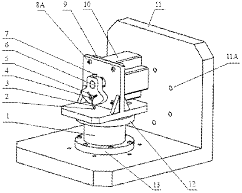 Multi-dimensional force sensor dynamic experiment device based on stable-state sine exciting force