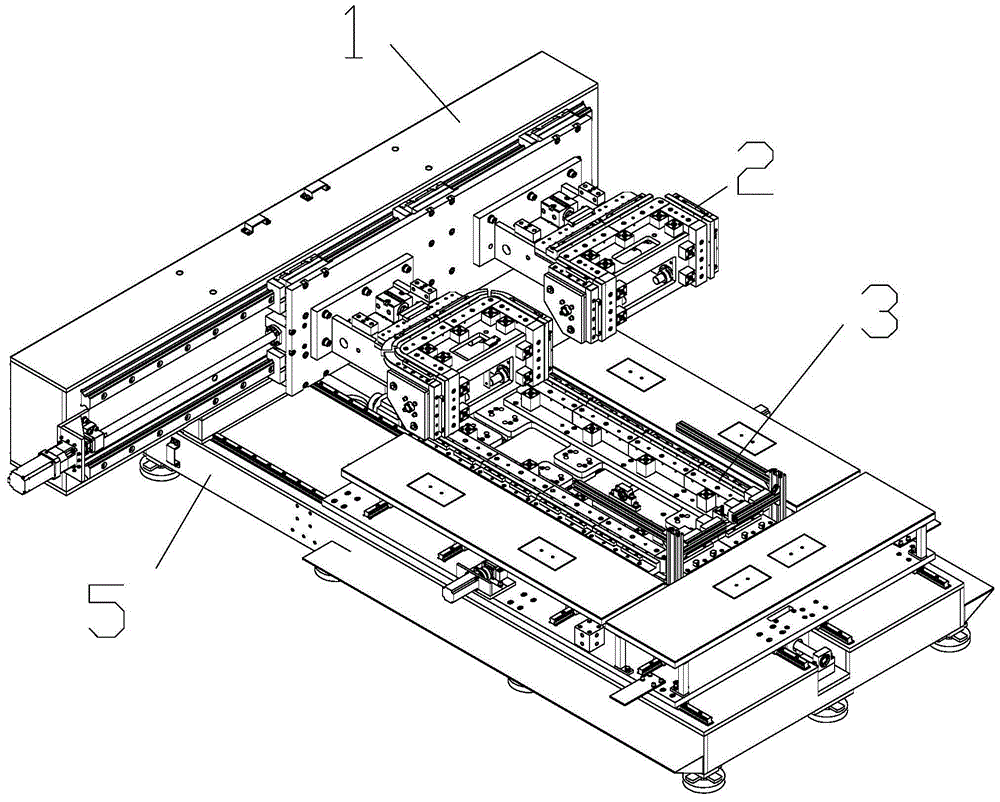 A riveting device for the bottom of the inner container of a galvanized steel refrigerator