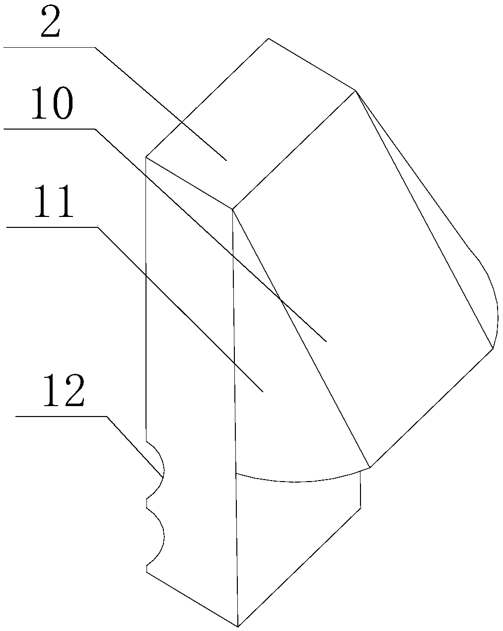 Steel bar connection component for construction of high-rise building bearing piles