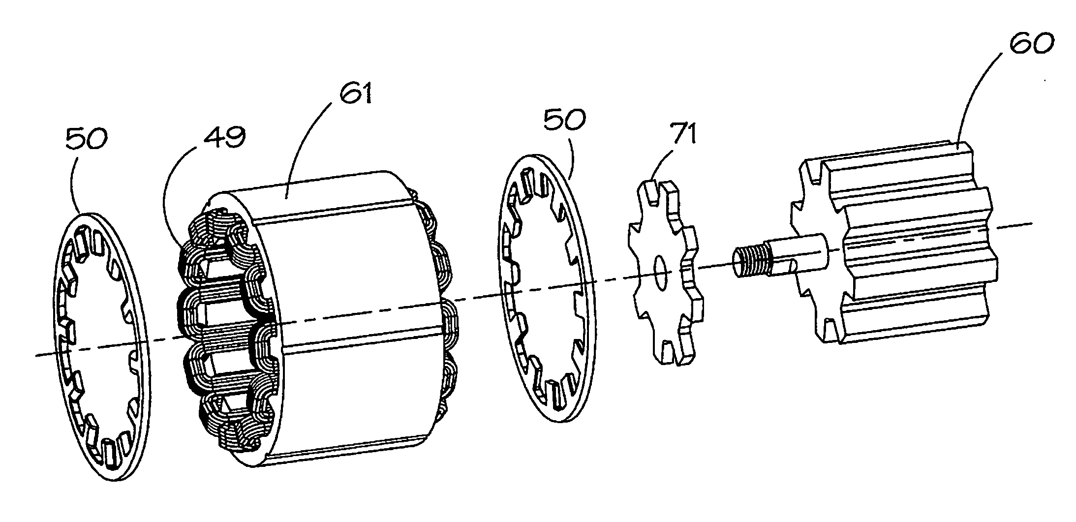 Magnetic circuits of electrical machines