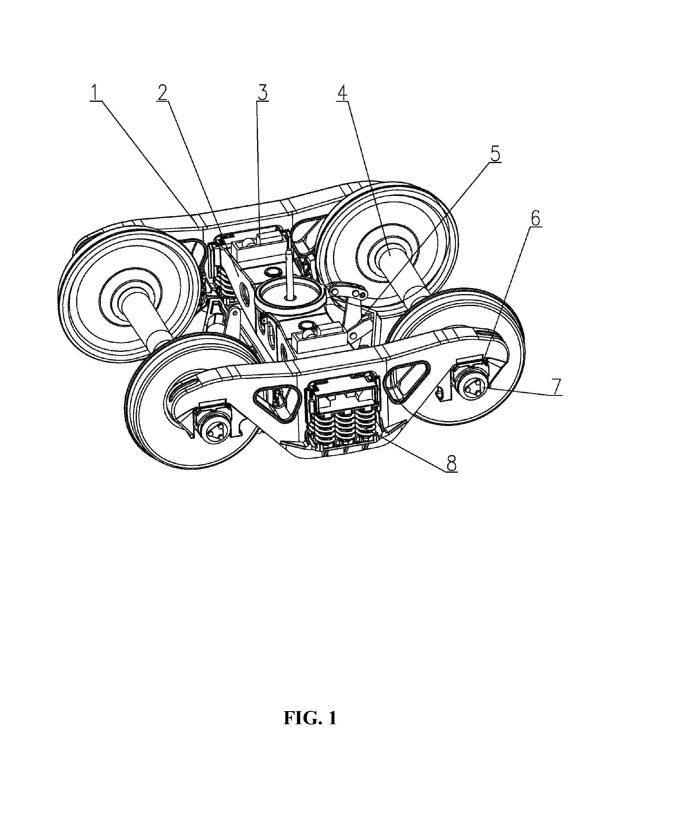 Railroad car wheel truck