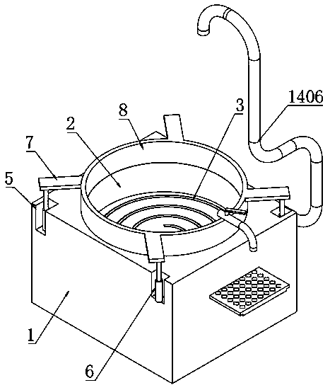 Decocting equipment for production of traditional Chinese medicinal hypertensive tea