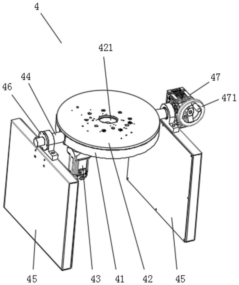 Rotary experimental platform and flap valve closing performance testing device