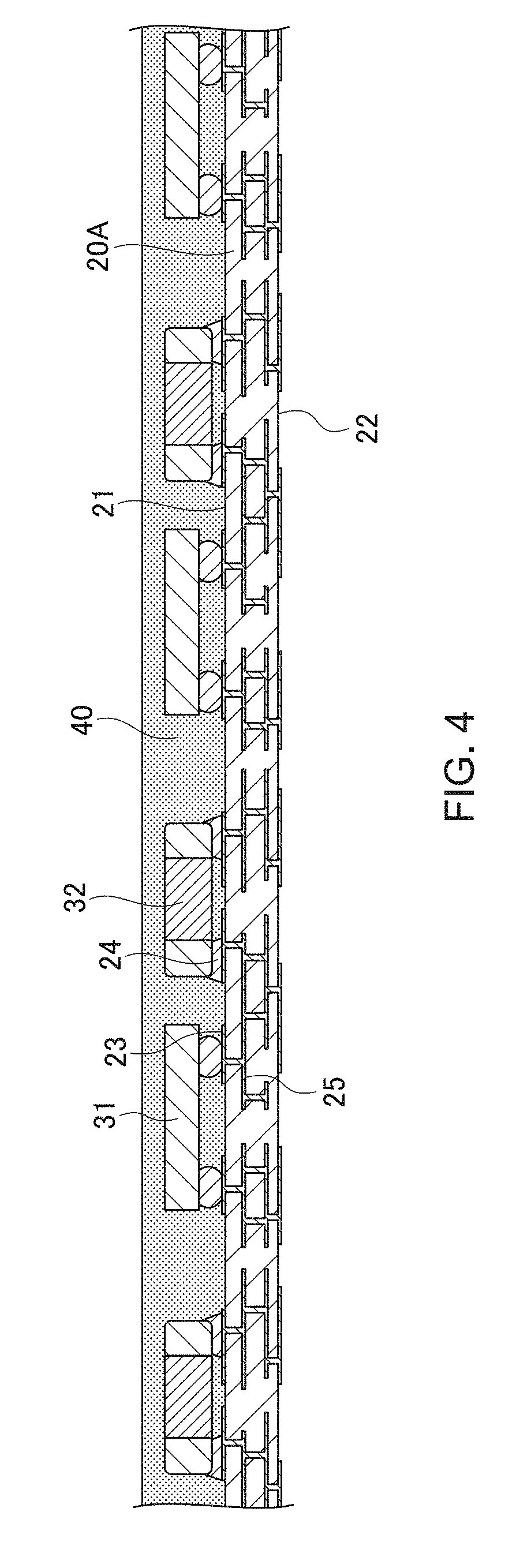 Electronic circuit package using composite magnetic sealing material