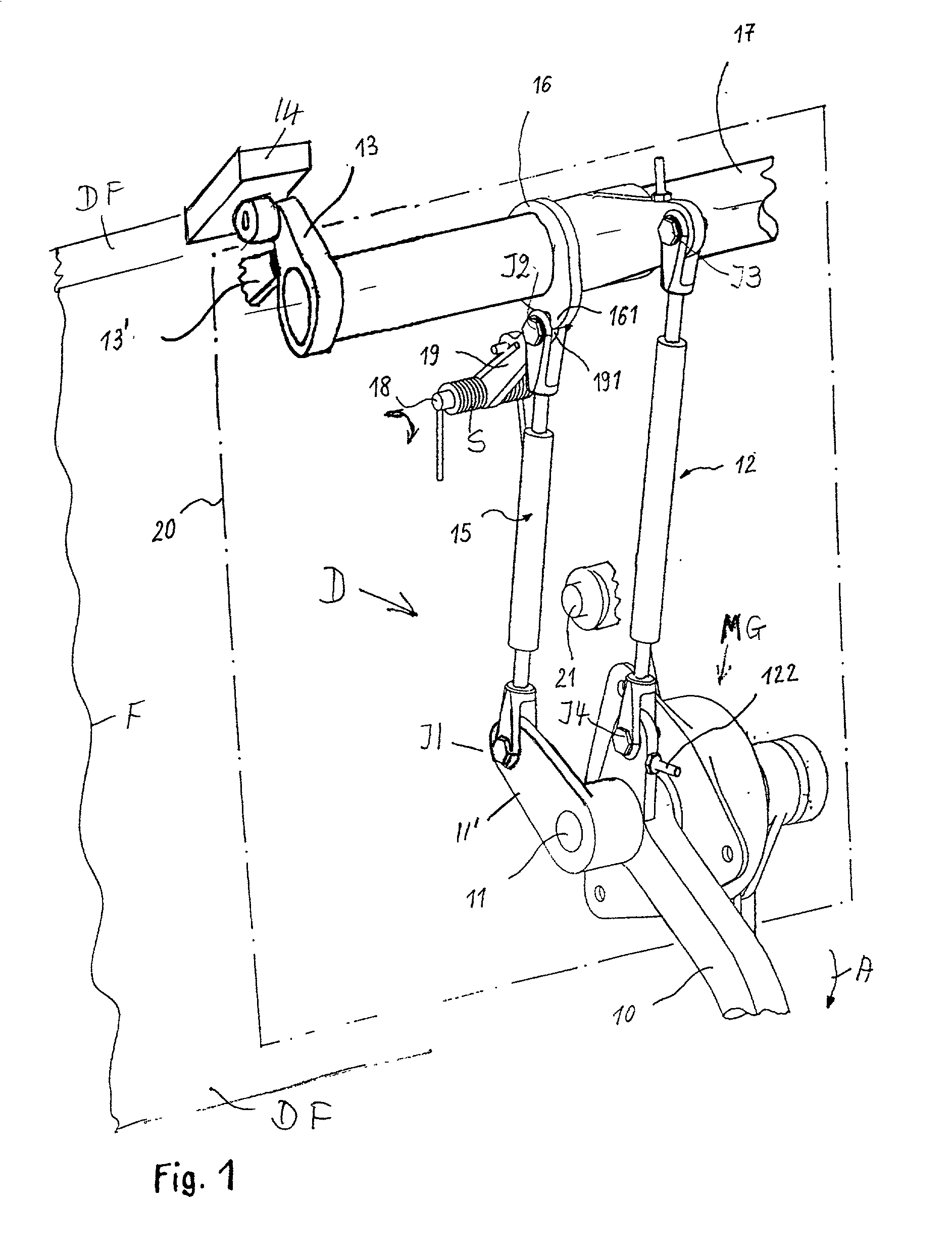 Method and device for closing a door of an aircraft