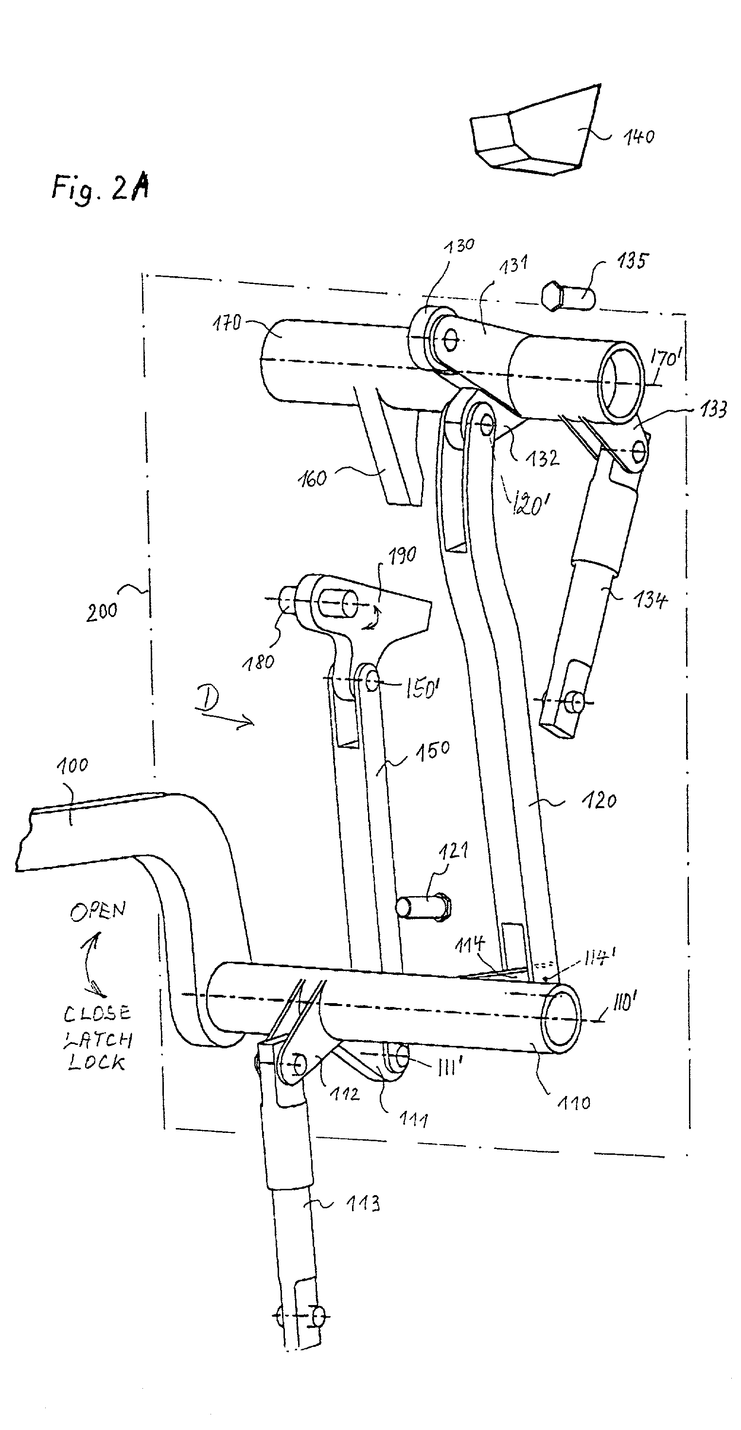 Method and device for closing a door of an aircraft