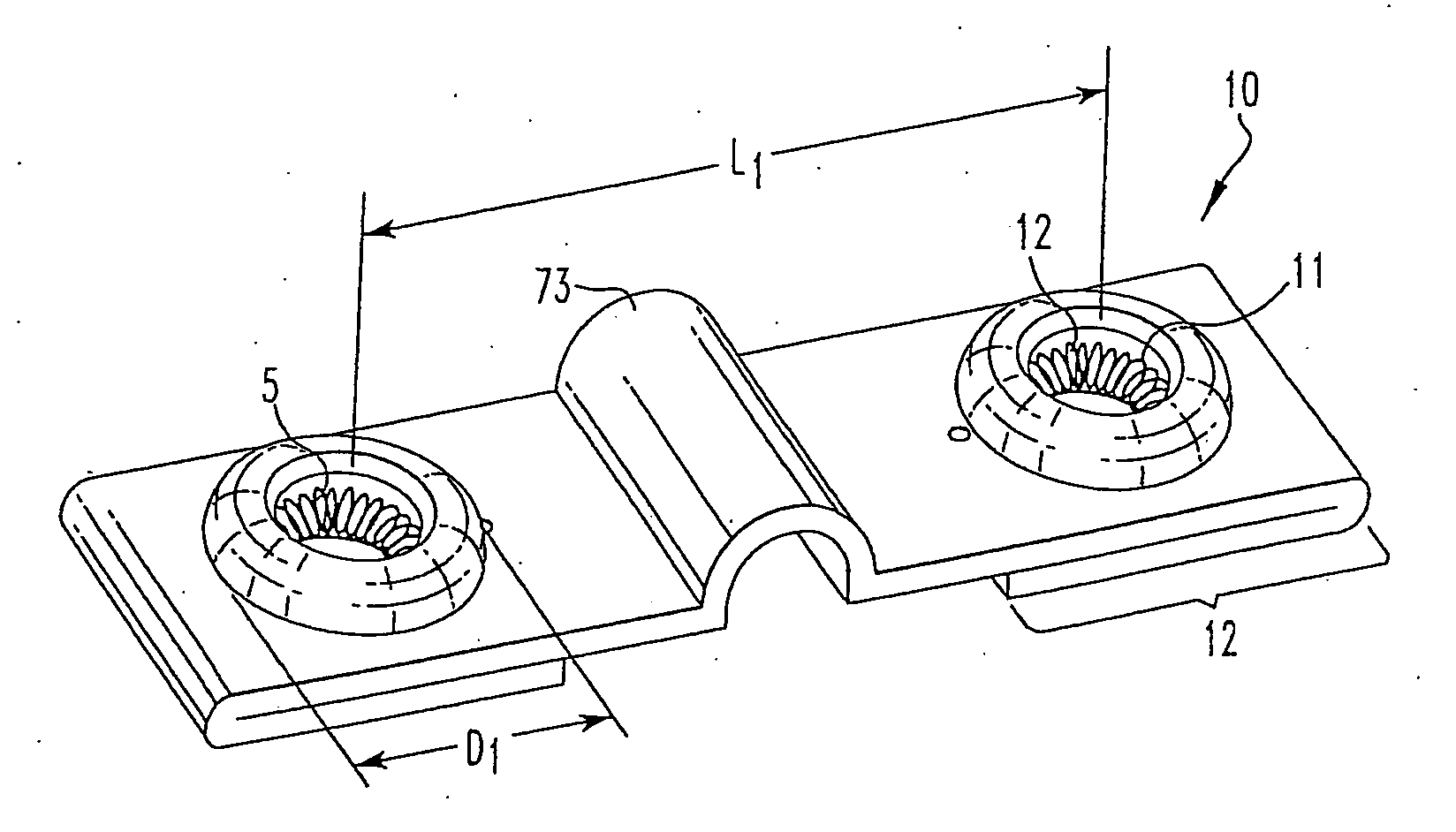 Canted coil spring power terminal and sequence connection system