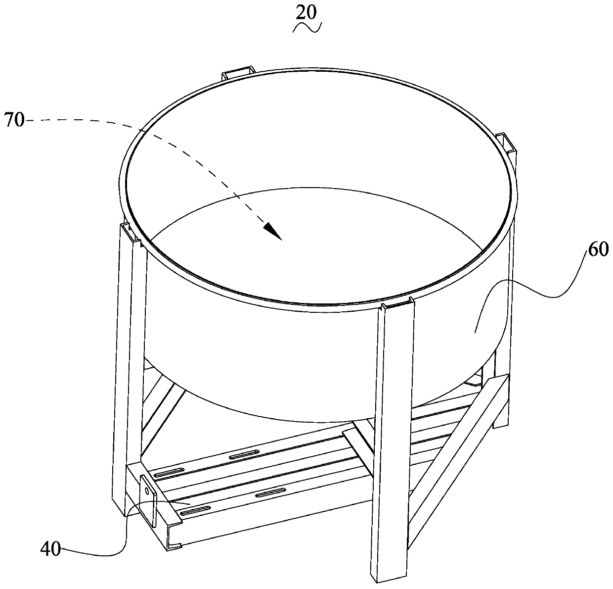 Meatball production equipment with rotary drum and production method thereof