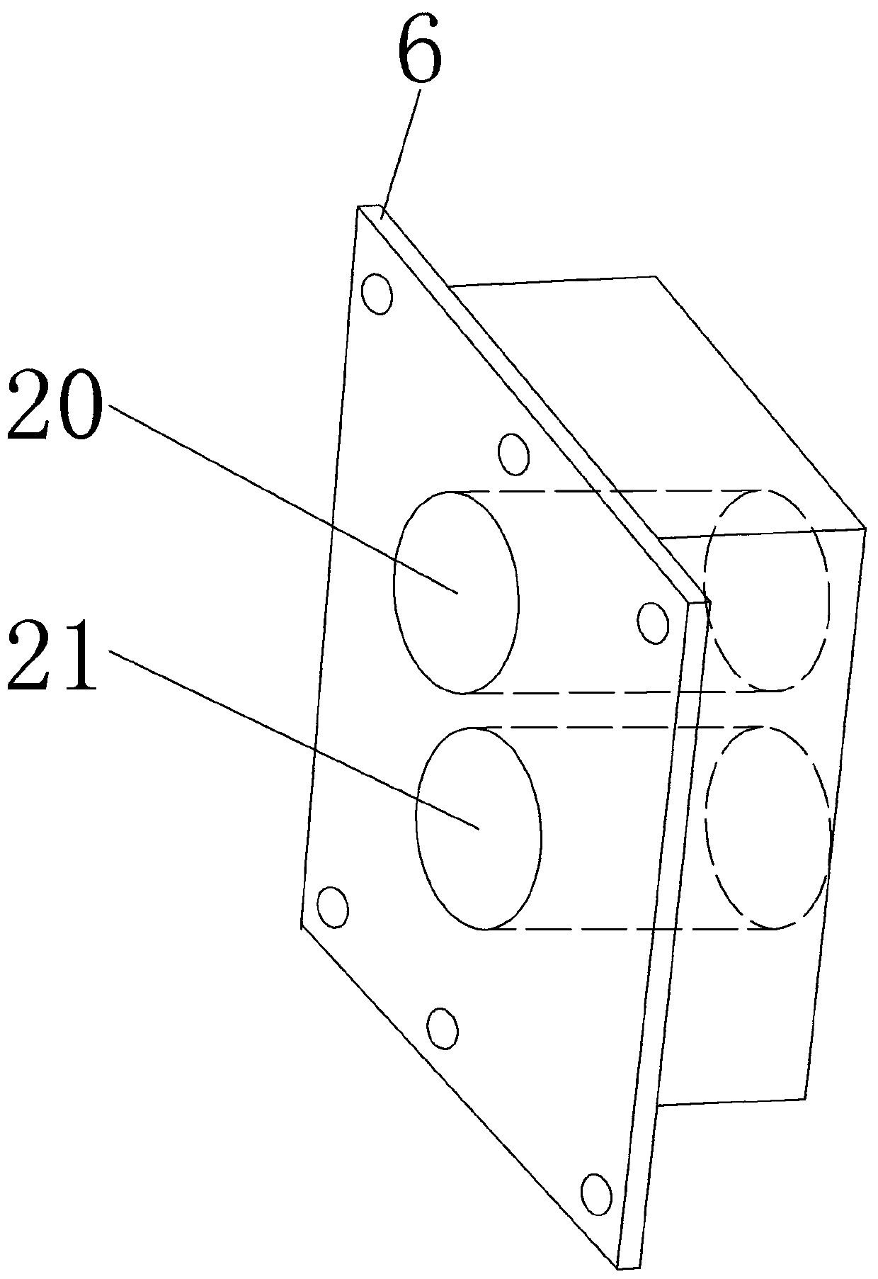 Primary wind speed wear-resistant type measuring device