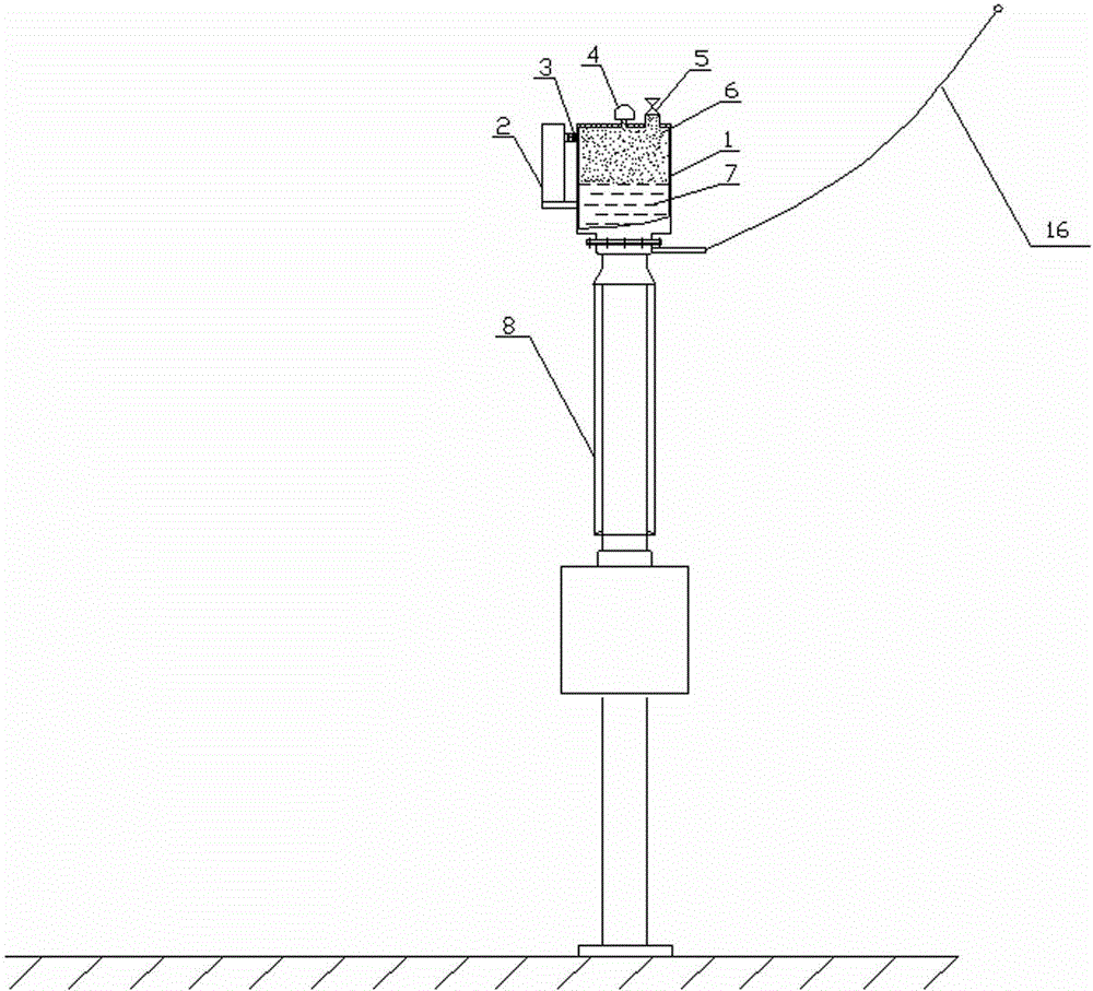 SF 6 sealing pot protective device and using method for electric high-pressure oil-filling mutual inductor