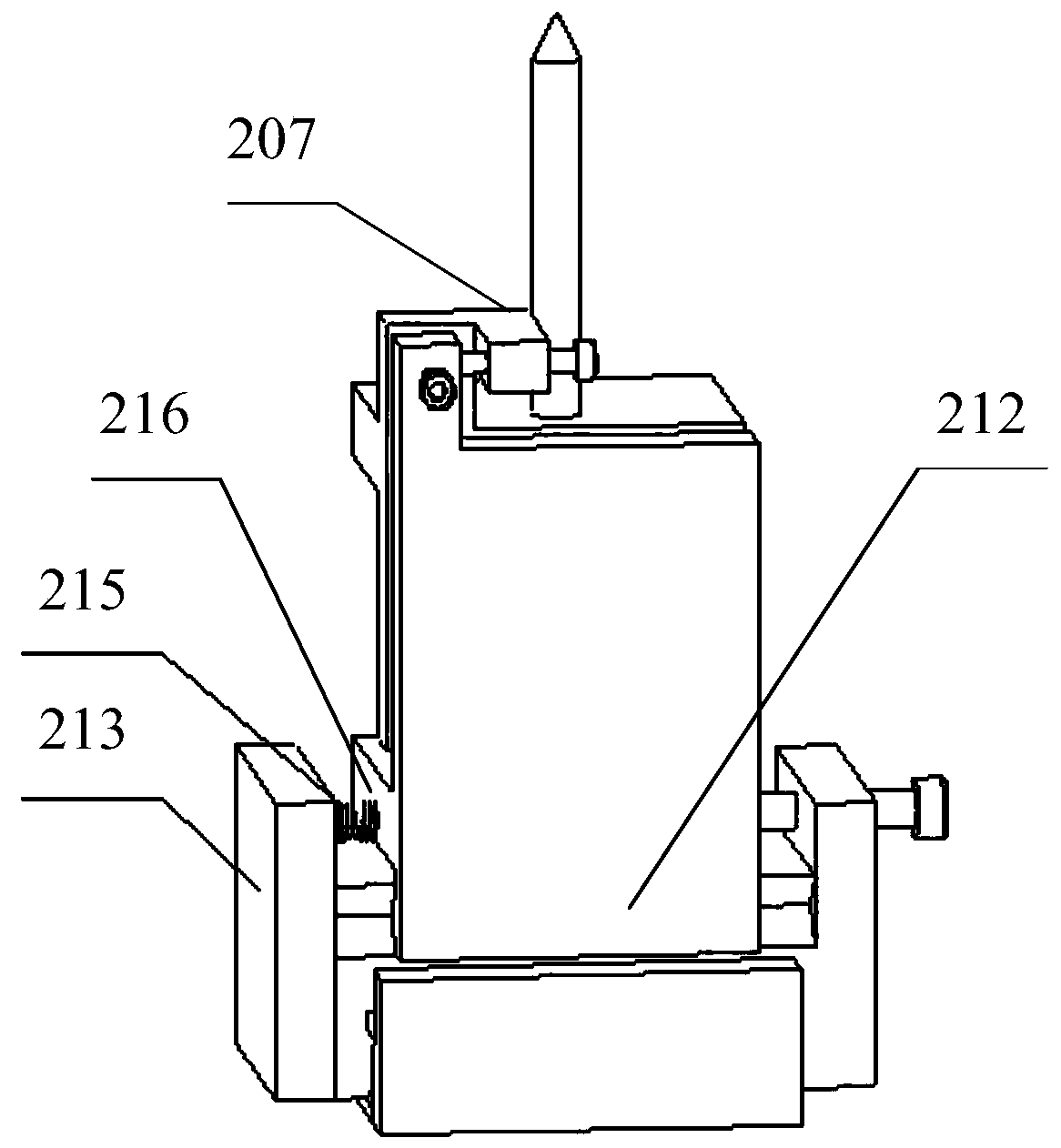 A position and attitude adjustment method for a position and attitude adjustment mechanism and antenna test