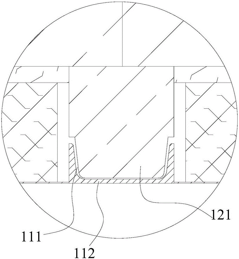 Plate glass kiln clarification section tank bottom construction method