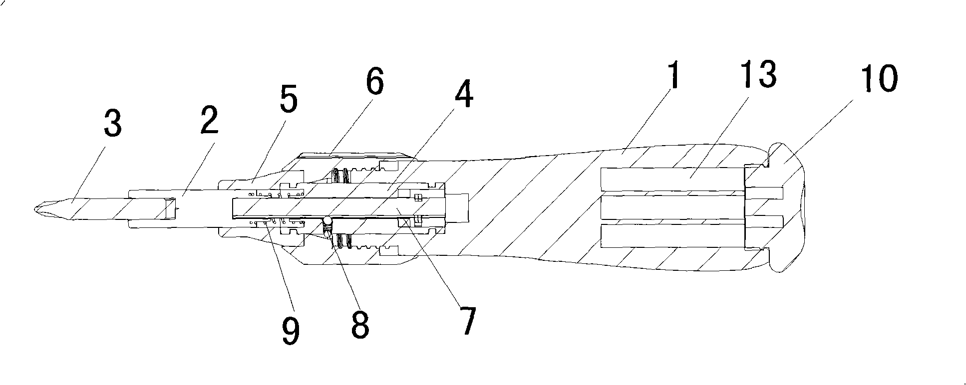 Screw driver with adjustable torque