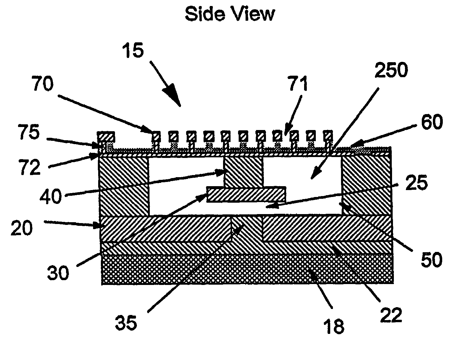 Diaphragm activated micro-electromechanical switch