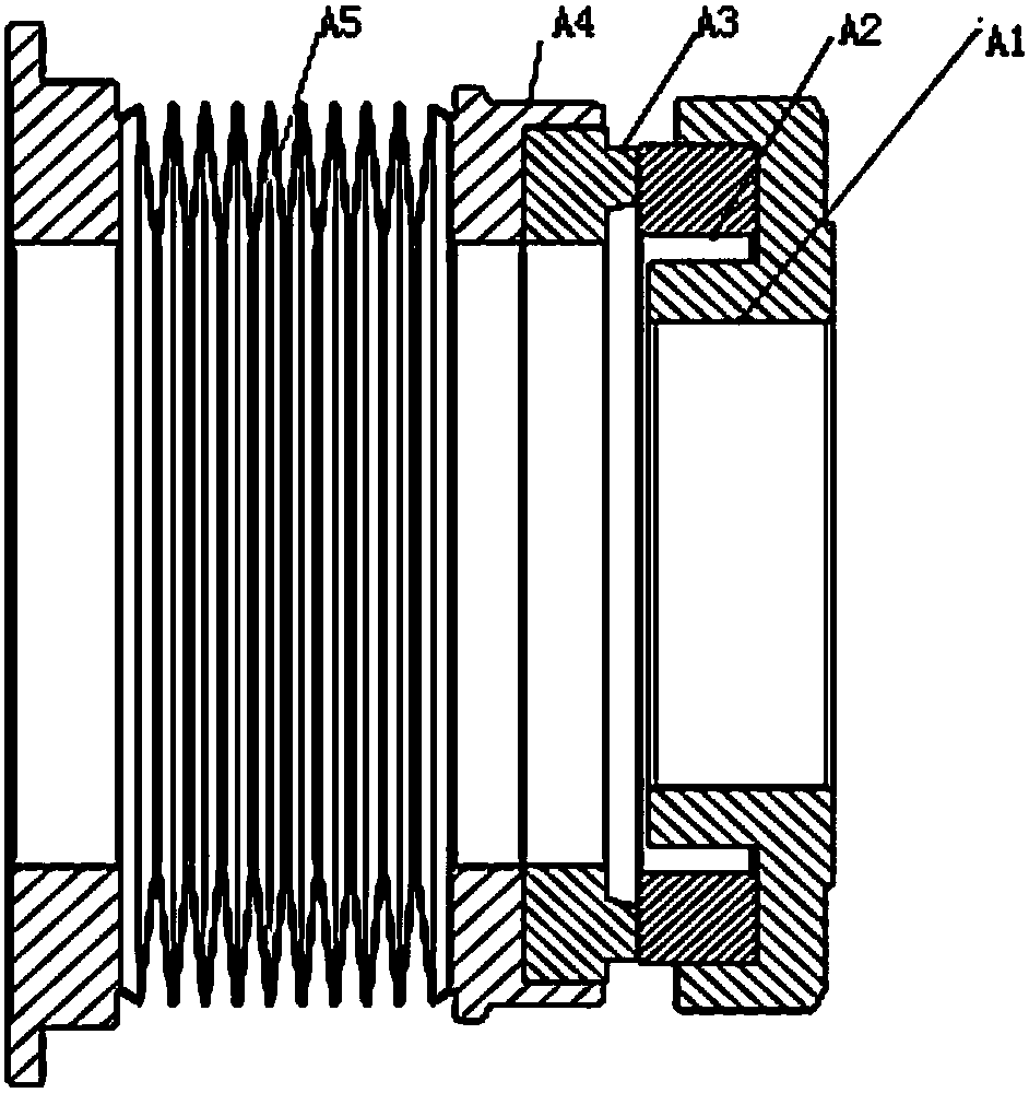 Lip-shaped mechanical seal device