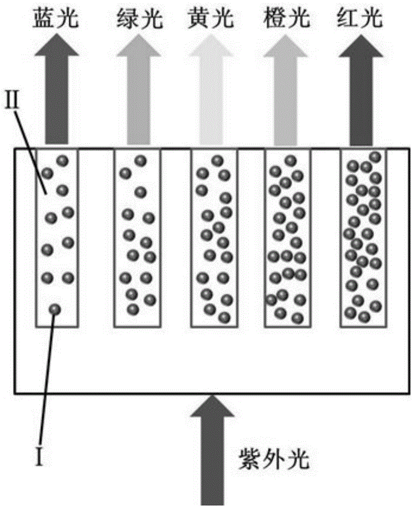 Color planar display thin film controlled by carbon quantum dot concentration and manufacturing method thereof