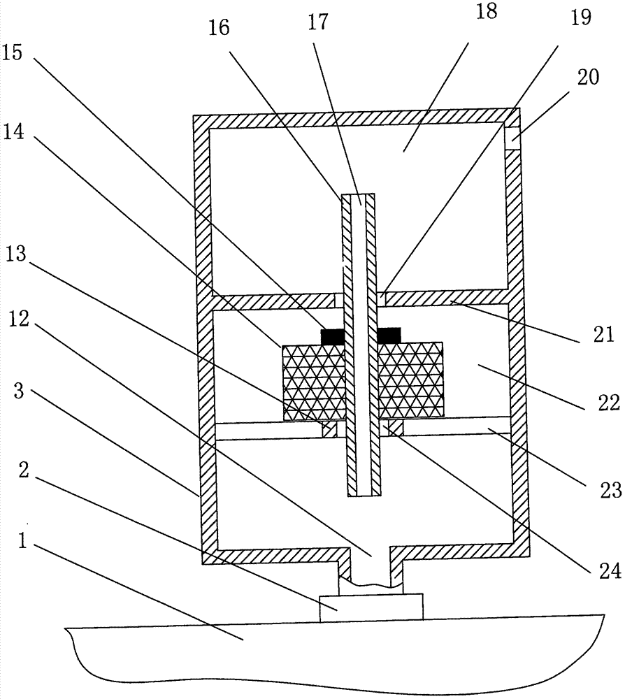 Method for controlling water feeding of pressure water valve by using water current resistance change box