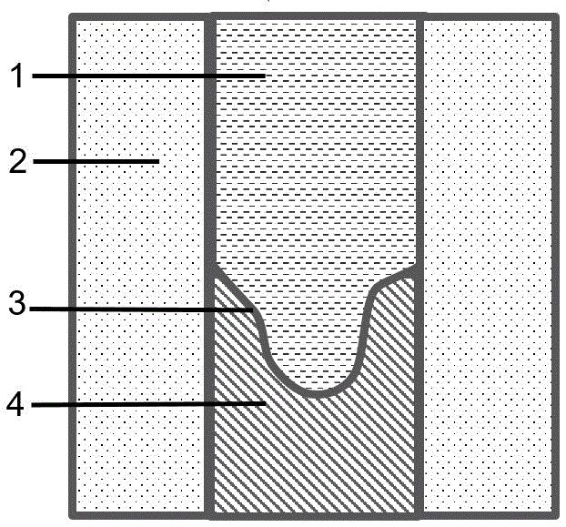 Aluminum alloy investment casting method and investment casting device adopting near liquidus pouring