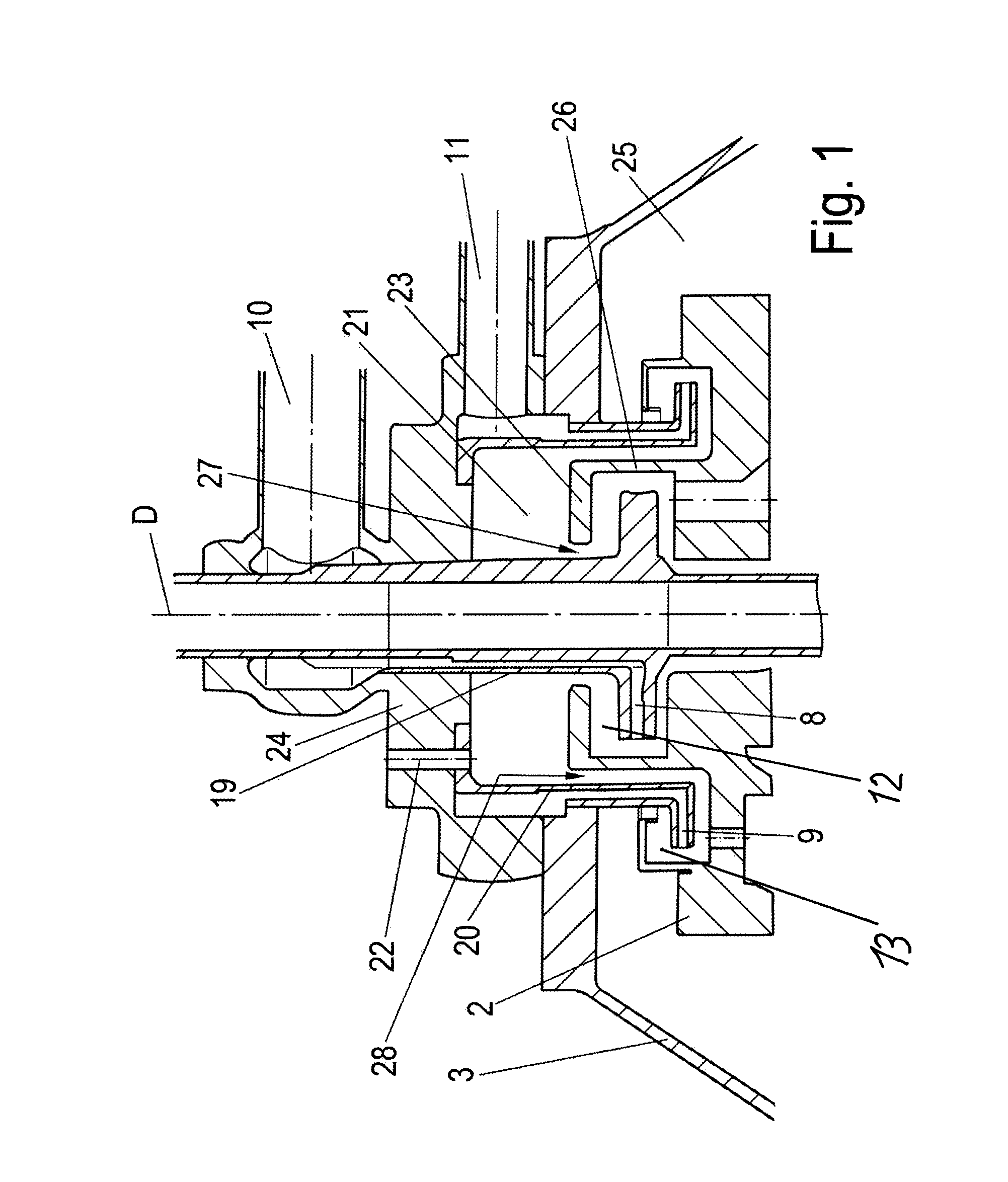 Separator having a centrifugal drum