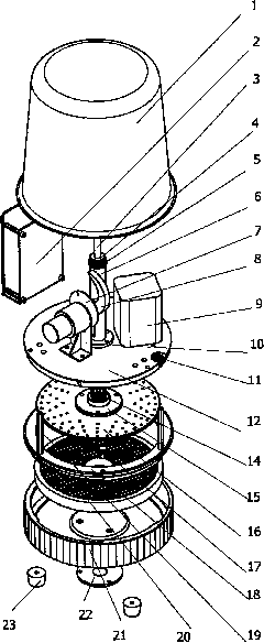 Portable full-automatic fly catcher