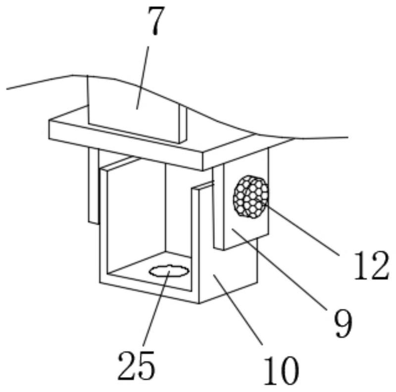 Support structure for aerial photography of unmanned aerial vehicle