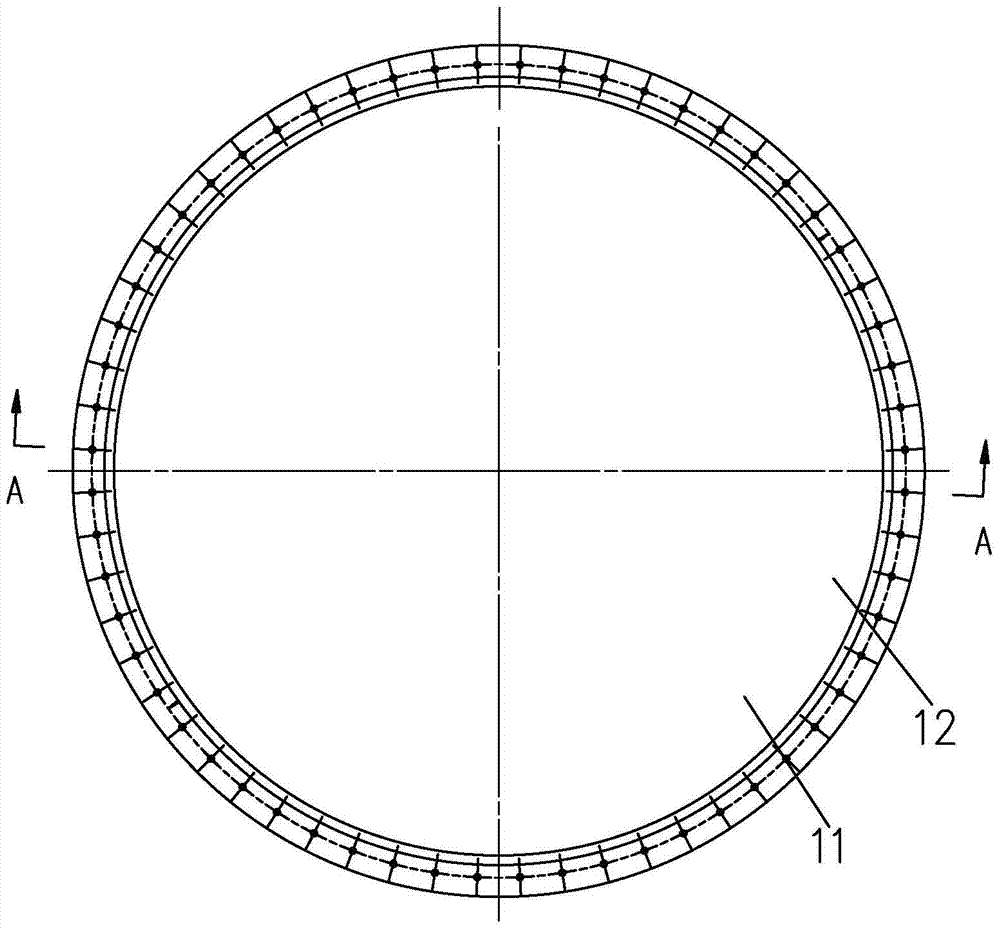 Flexible base transmitting ejection loads