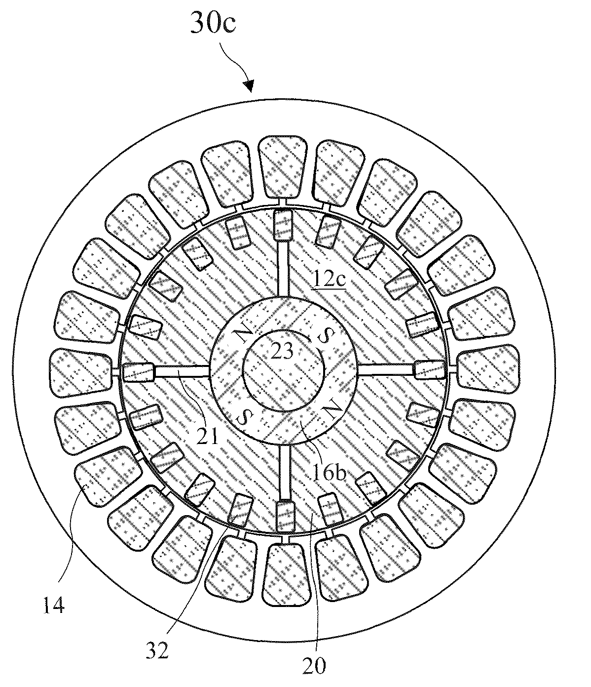 Reconfigurable inductive to synchronous motor