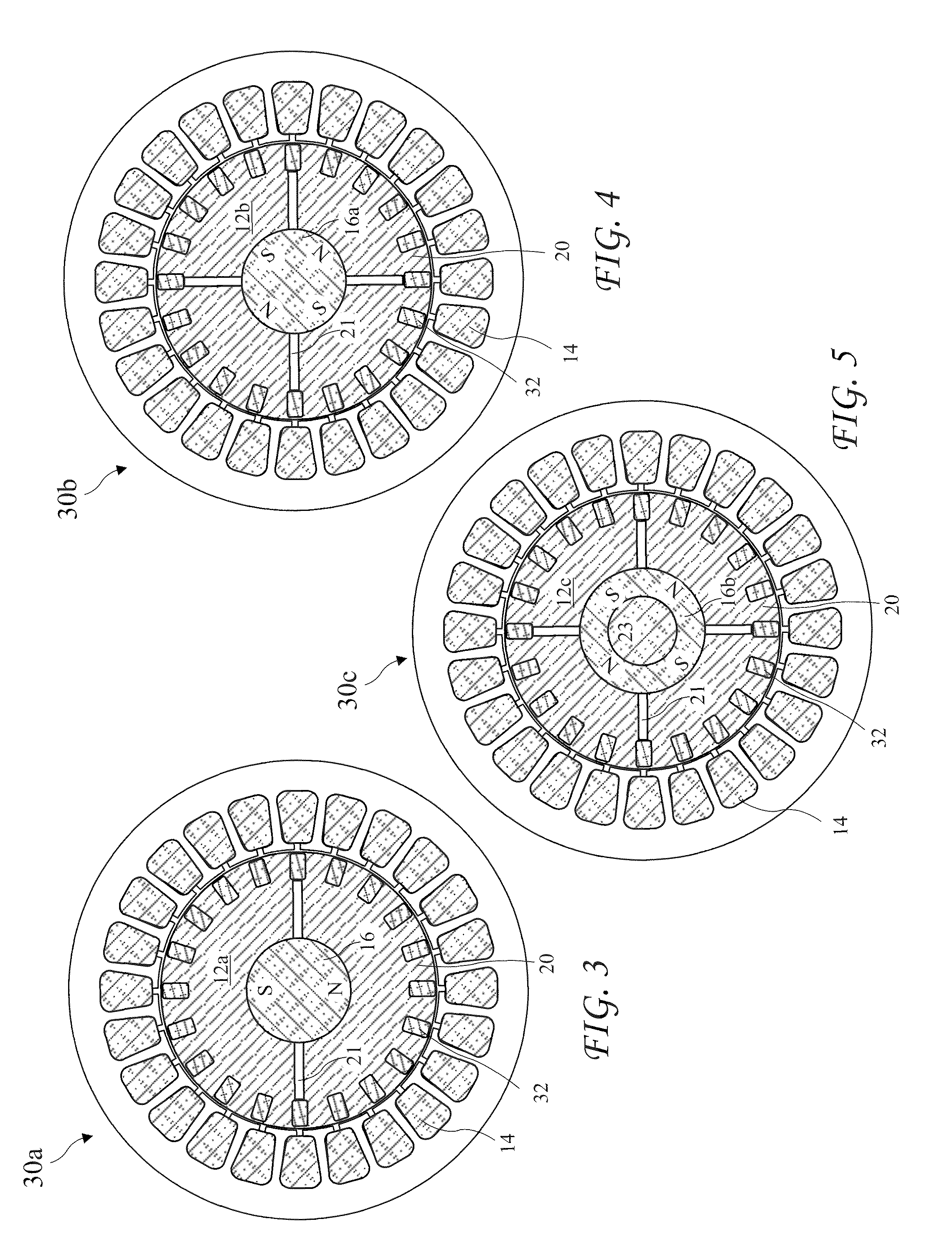 Reconfigurable inductive to synchronous motor