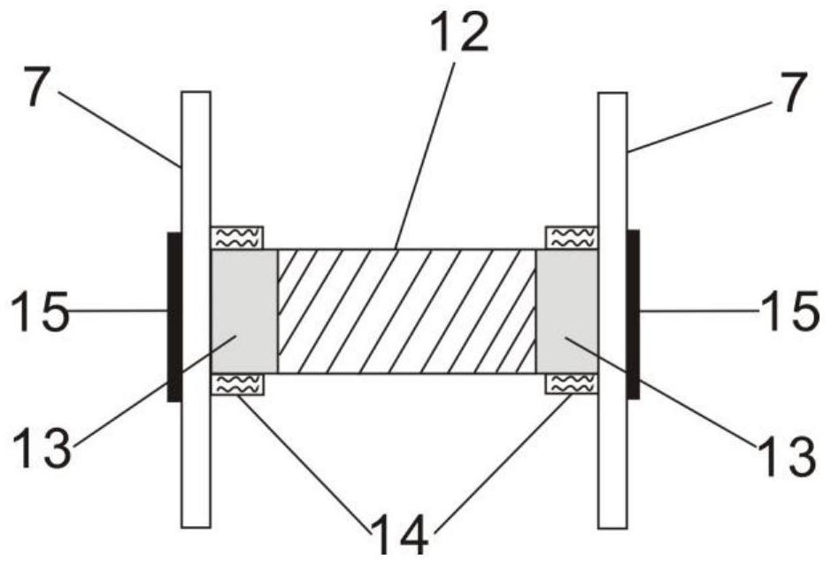 A device and method for measuring the diffusion coefficient of rock