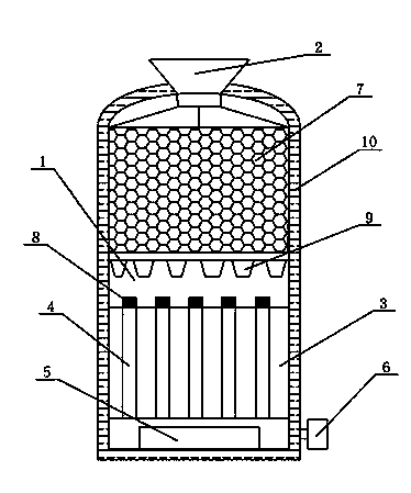 Anticorrosive unhusked rice drying device