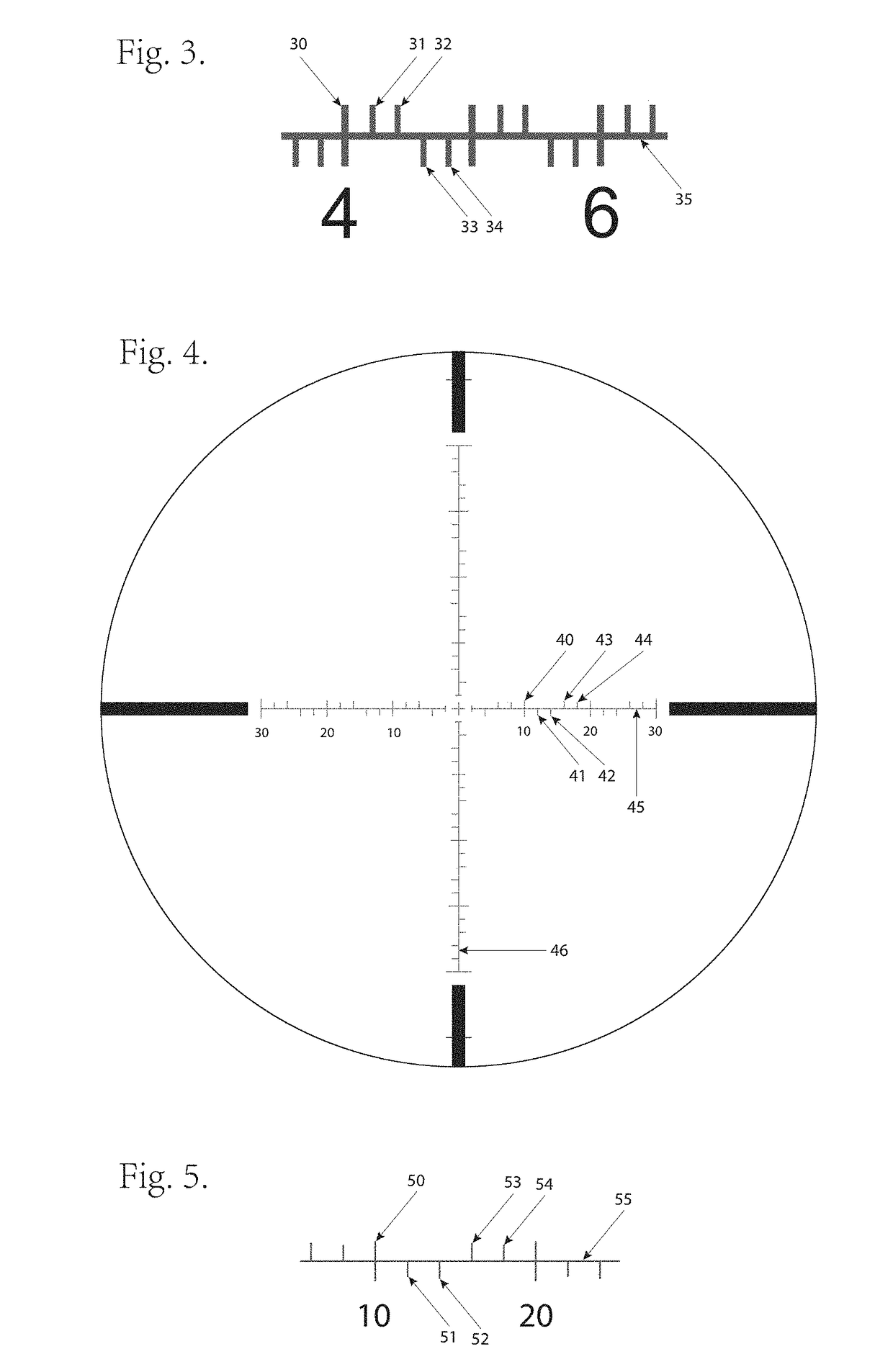 New way of placing reticle hashmarks