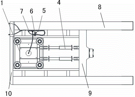 Vibration-reducing buffer gooseneck of semitrailer