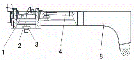 Vibration-reducing buffer gooseneck of semitrailer