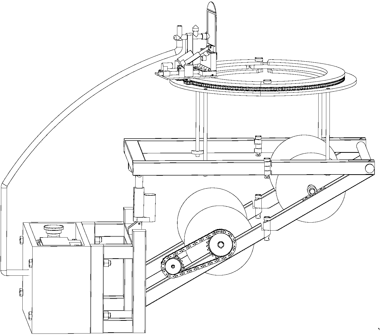 Fast-growing wood pruning and maintaining robot and control method thereof