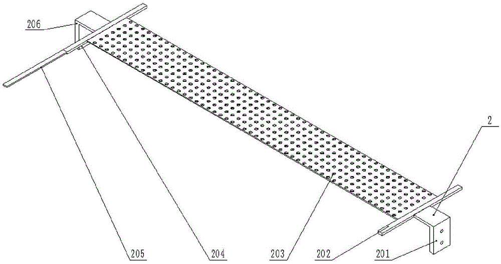 Three-layered mesh screen type long pepper stem removing device