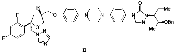 Preparation method of novel triazole antifungal drug