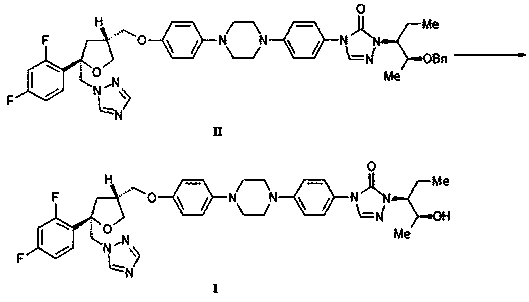 Preparation method of novel triazole antifungal drug