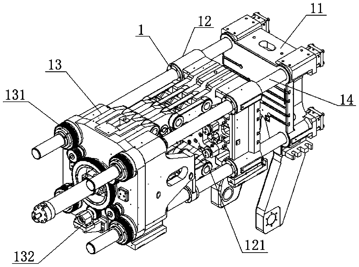 Hydraulic die forging machine