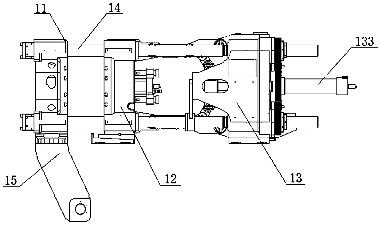 Hydraulic die forging machine