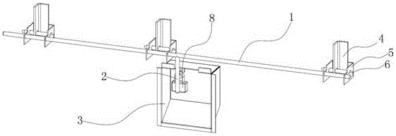 Multi-point type sliding lock system for cabinet body