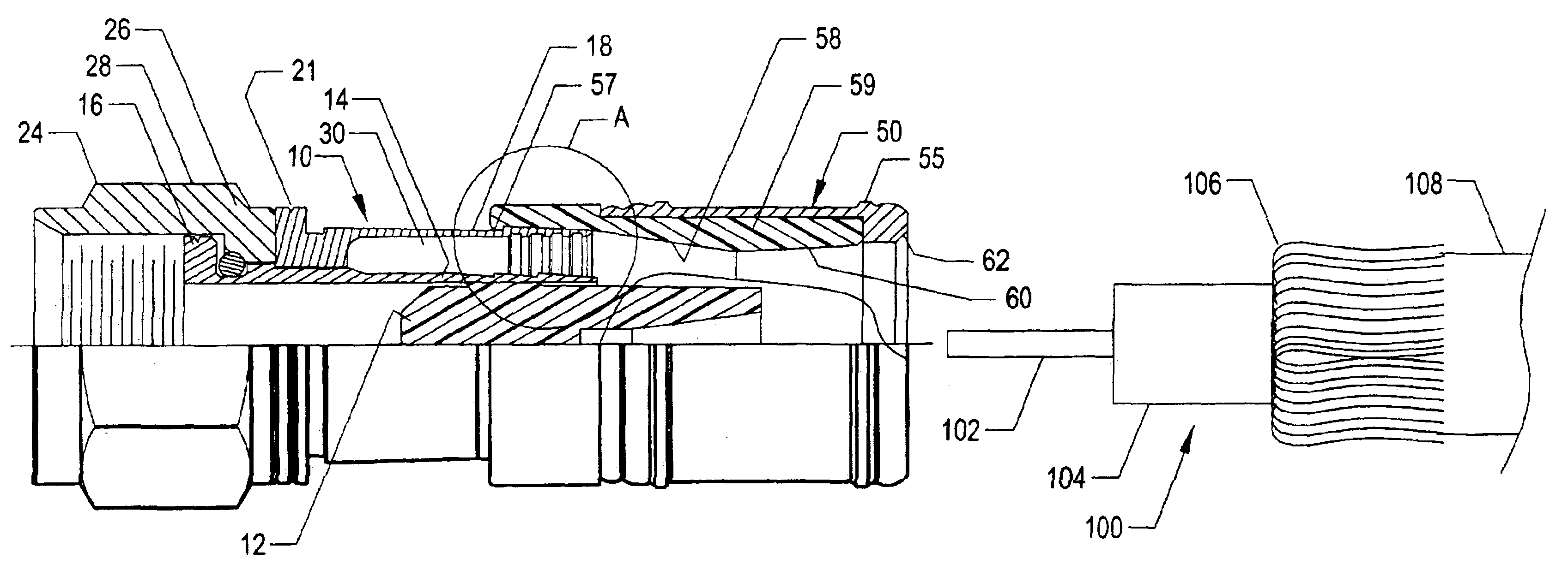 Universal crimping connector