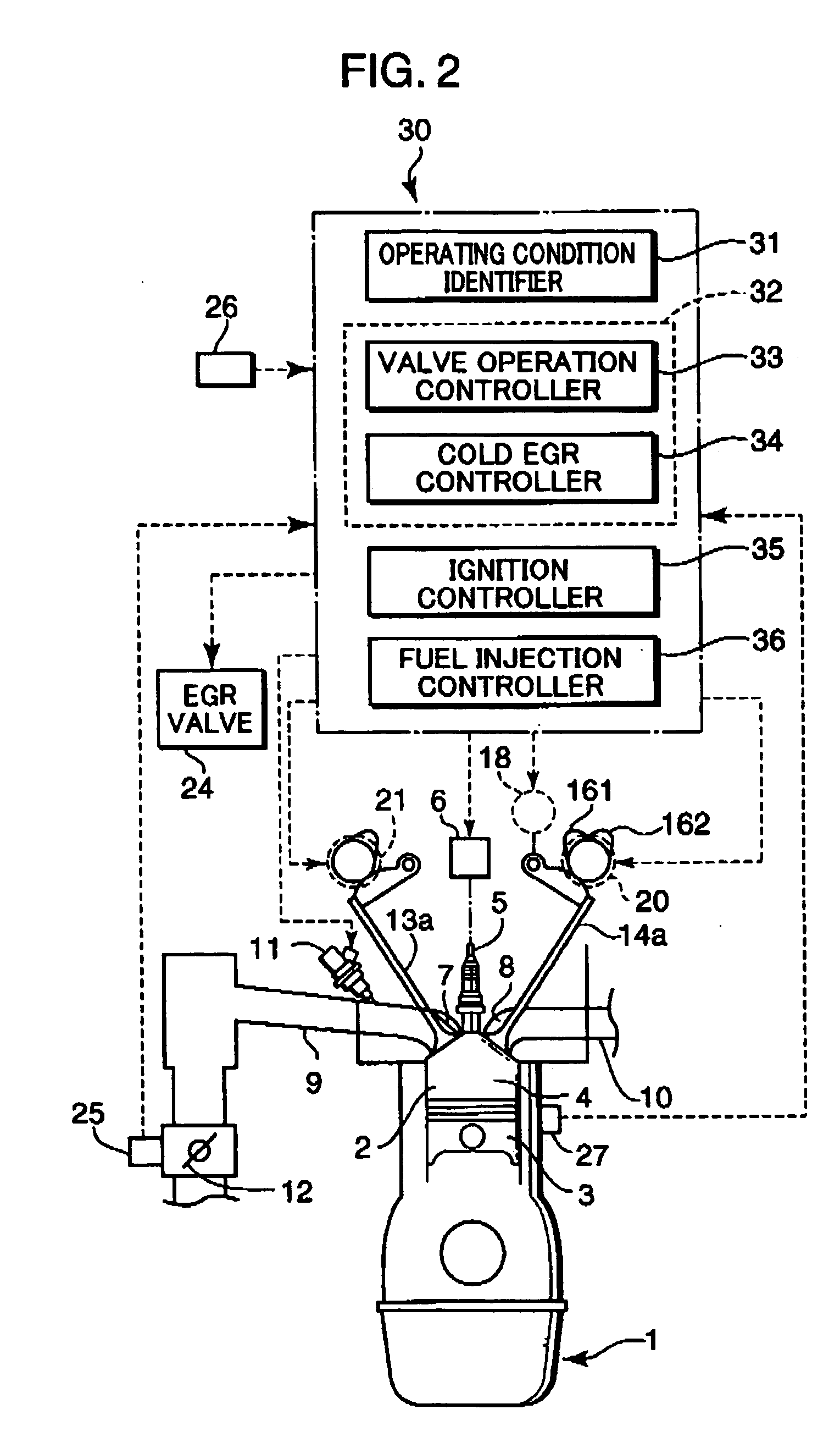 Control device for spark-ignition engine