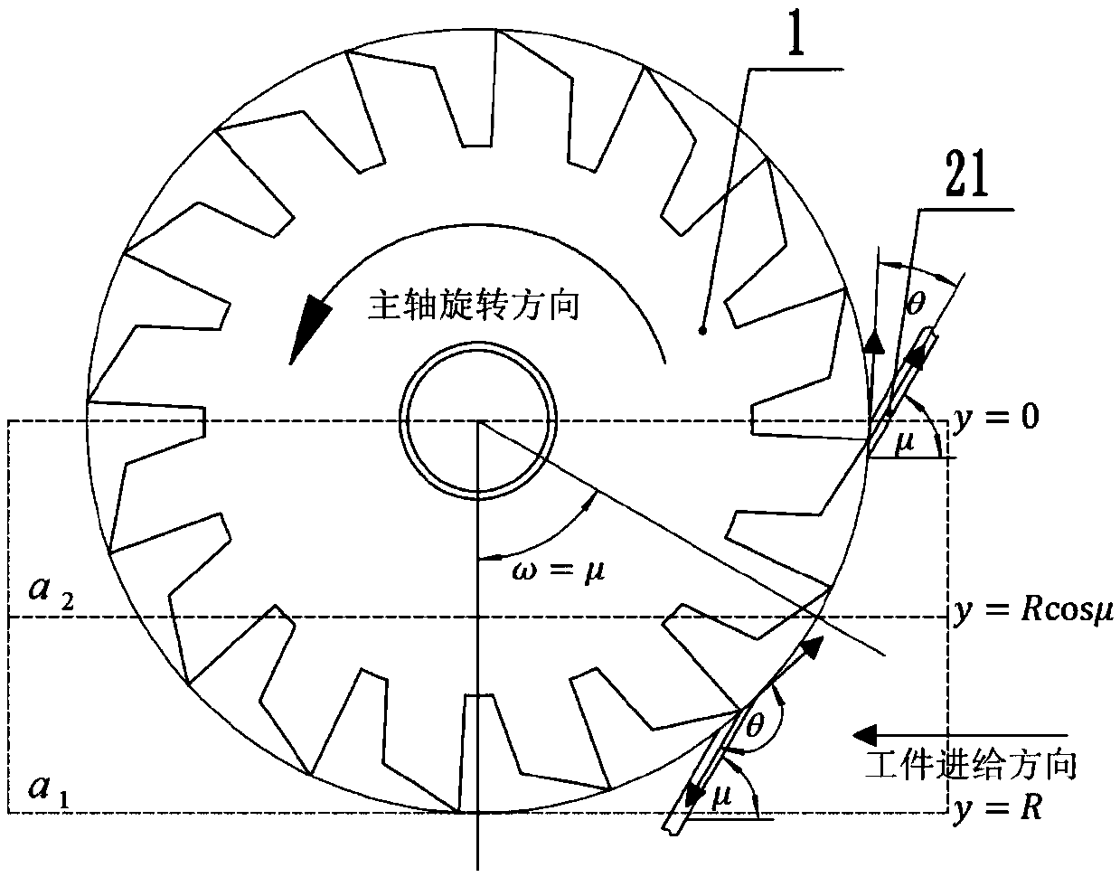 Honeycomb material large entrance angle low damage processing cutter and honeycomb material large entrance angle low damage processing method