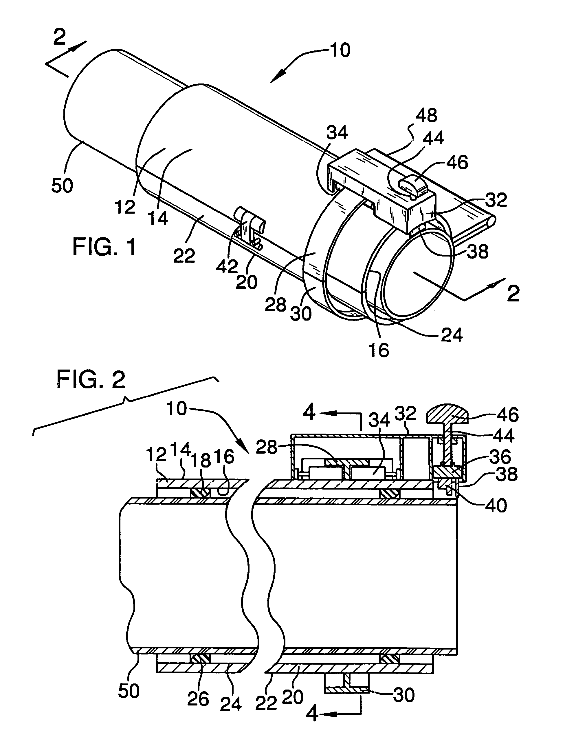 Plastic pipe cutting device