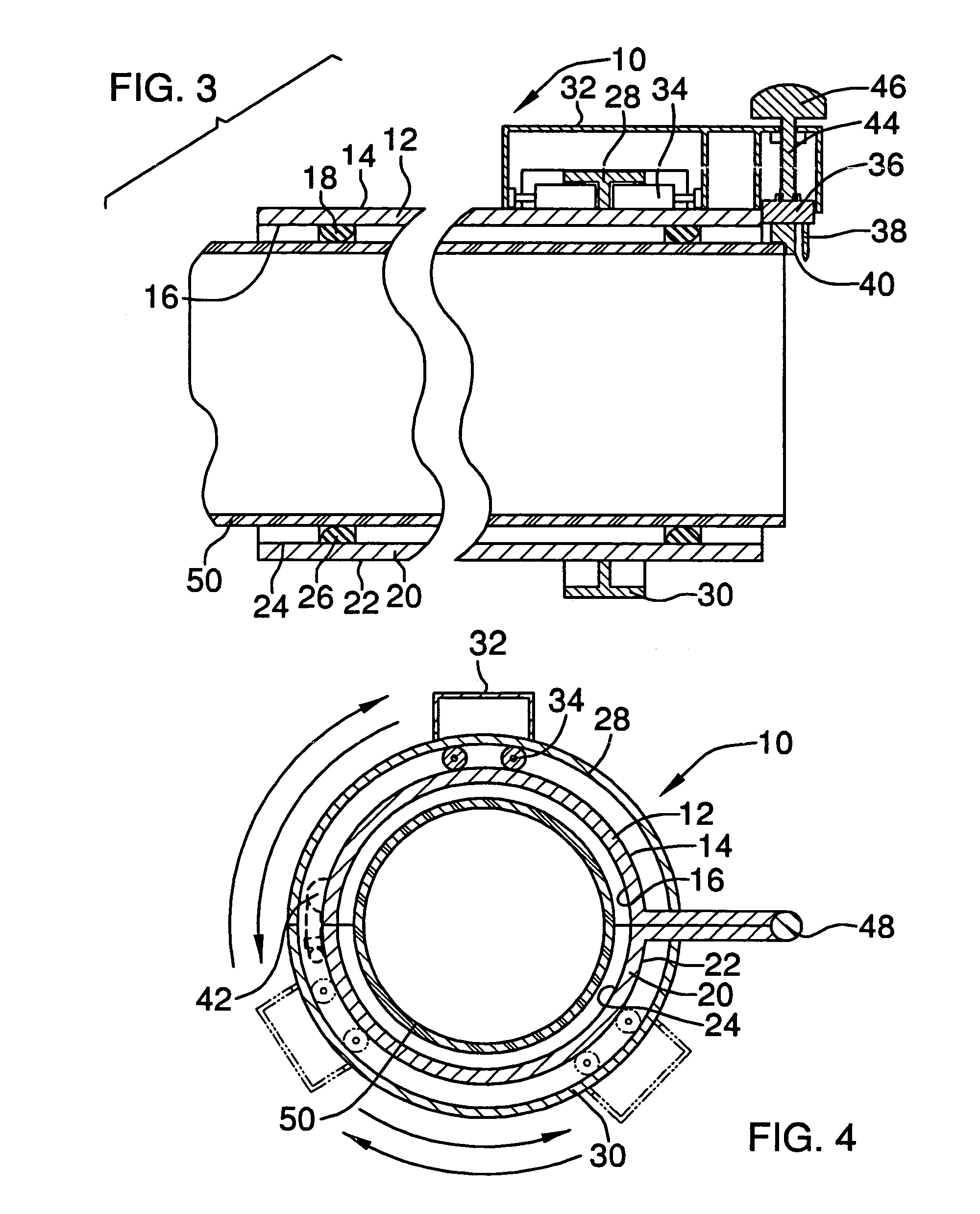 Plastic pipe cutting device