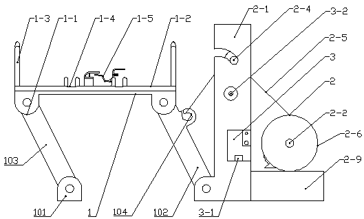 Small horizontally-moving-type stereo garage