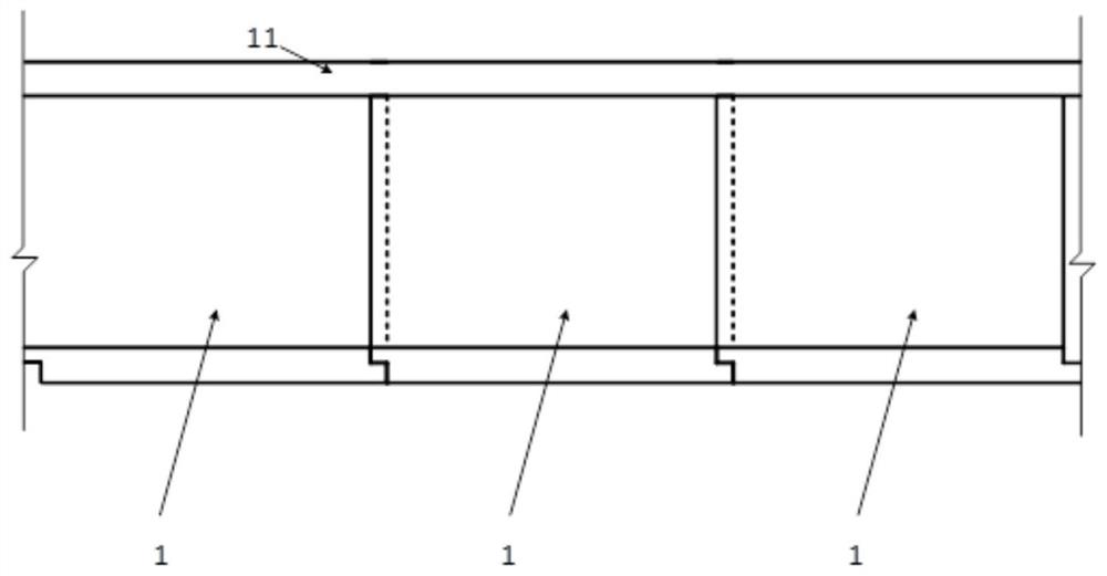 Subway station steel fiber concrete prefabricated rail top air duct