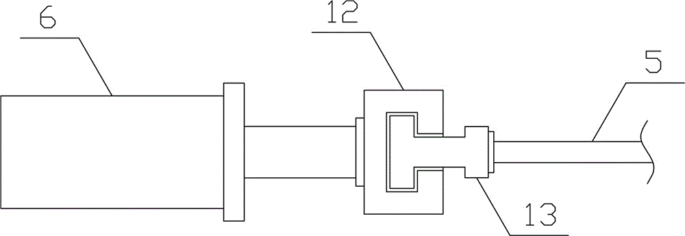 Round barrel fixing and transporting mechanism