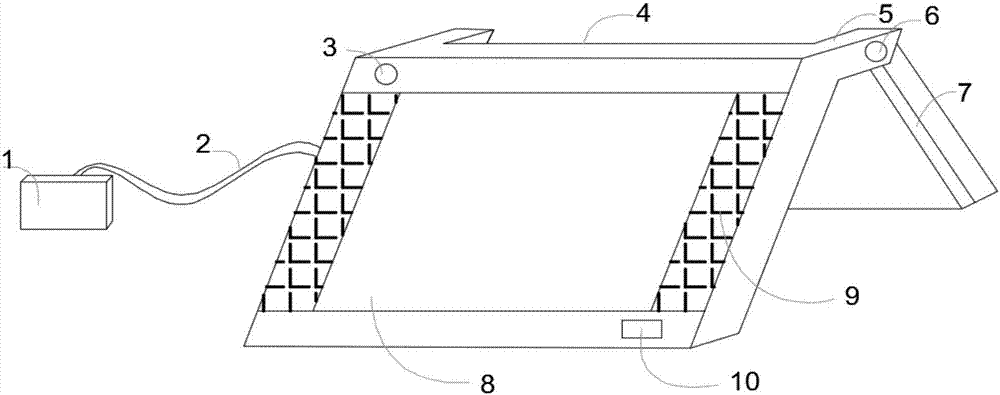 Vehicle-mounted fatigue driving early warning terminal of Beidou system