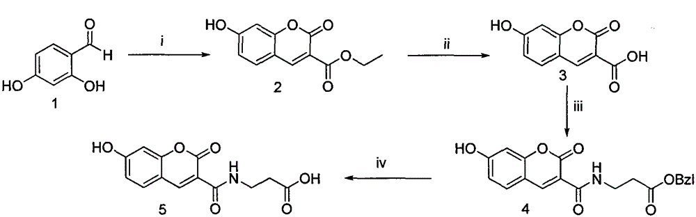 Coumarin derivative and preparation method thereof